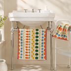 CouldNook Produce Pattern Cotton Towel - Colorful Fruit and Vegetable Designs