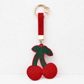 CouldNook Rhinestone Cherry Keychain - Fruit Bag Charm