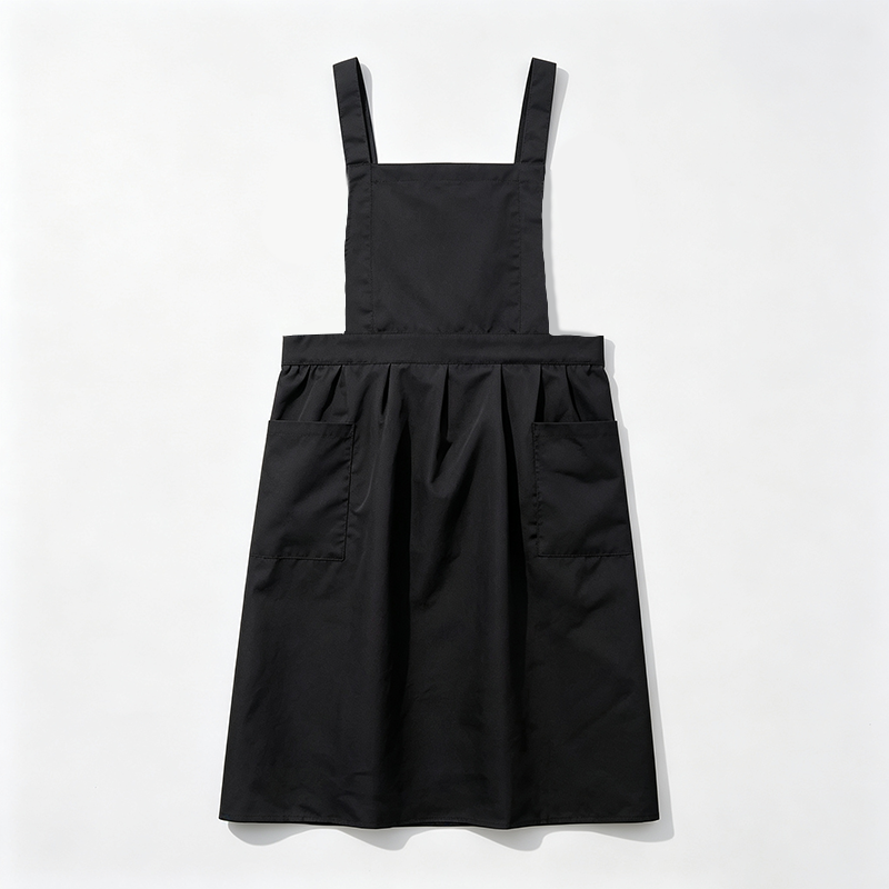 CouldNook Ivory Crossback Apron - Flowing Garden Kitchen Cover