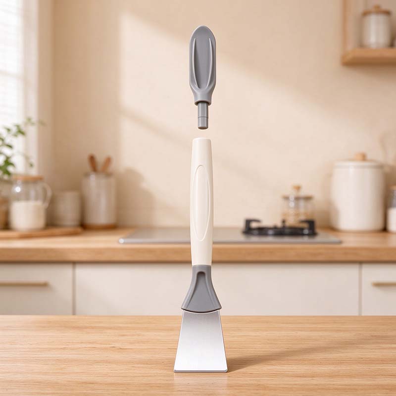 CouldNook Stove Cleaning Brush - Dual Ends and Flat Scraper