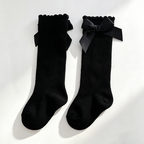 CouldNook Soft Toddler Bow Knee Socks - Everyday Footwear Accent