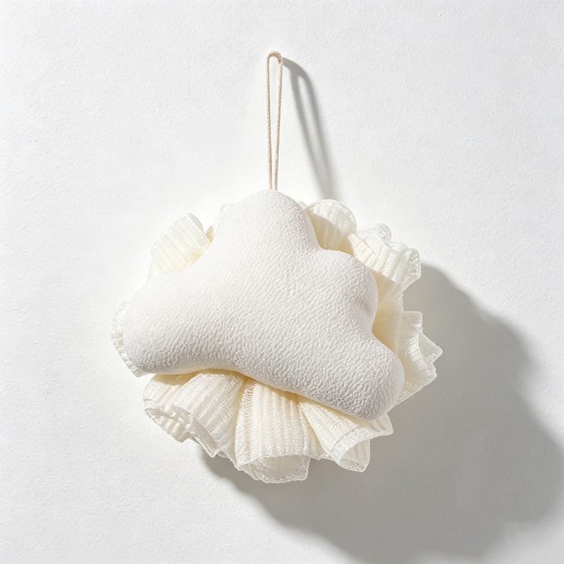 CouldNook Shaped Bath Pouf Set - Soft Lathering Scrubbers