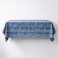 Blue Geometric Rug No Lace