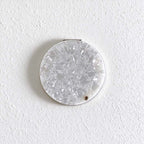 CouldNook Round Swivel Mirror - Mottled Acetate Cover And Pivot Opening