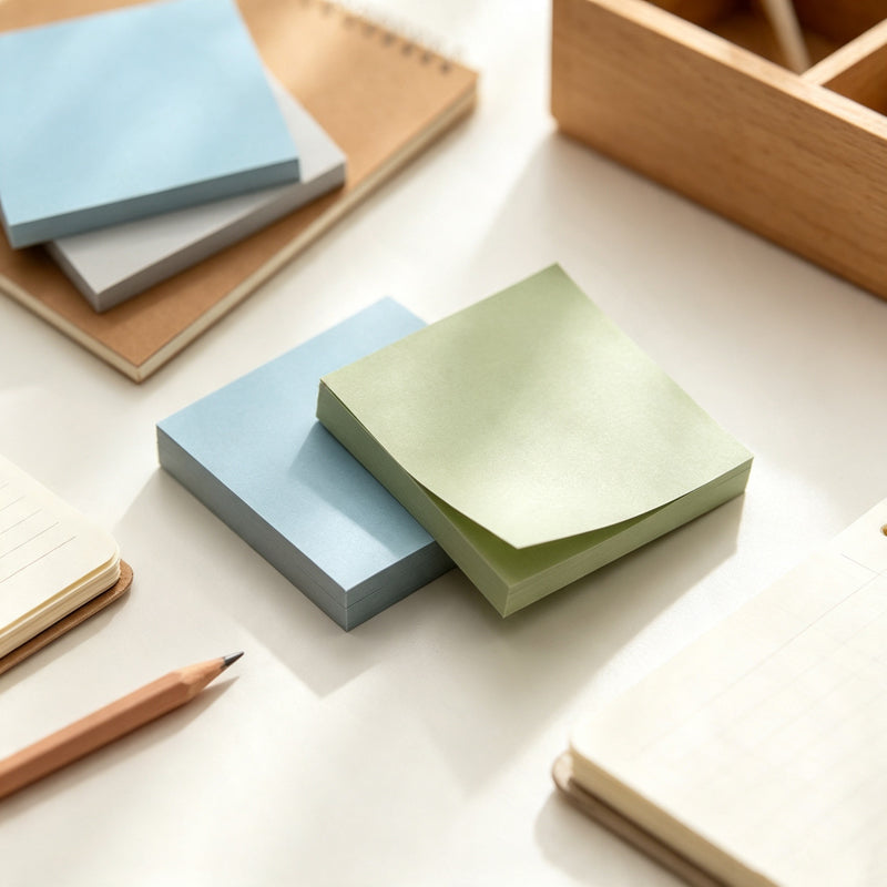 CouldNook Muted Sticky Note 8PCS Set - Eight Square Pads