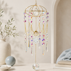 CouldNook Orbital Crystal Suncatcher Ornament - Cascading Iridescent Drops