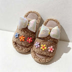 CouldNook Bow Plush Slippers - Six Bright Fuzzy Colors