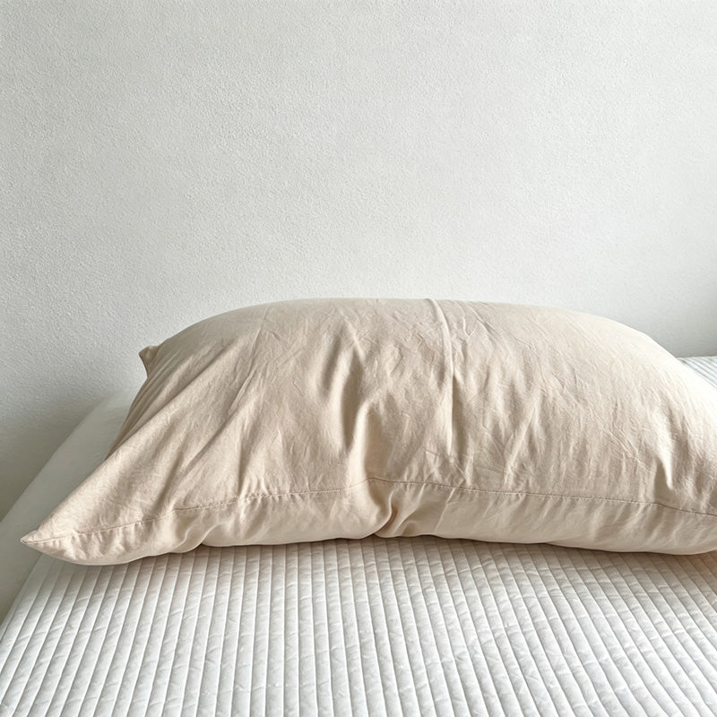 CouldNook Pillowcases-Washed Cotton Blend Standard Pillow Shams