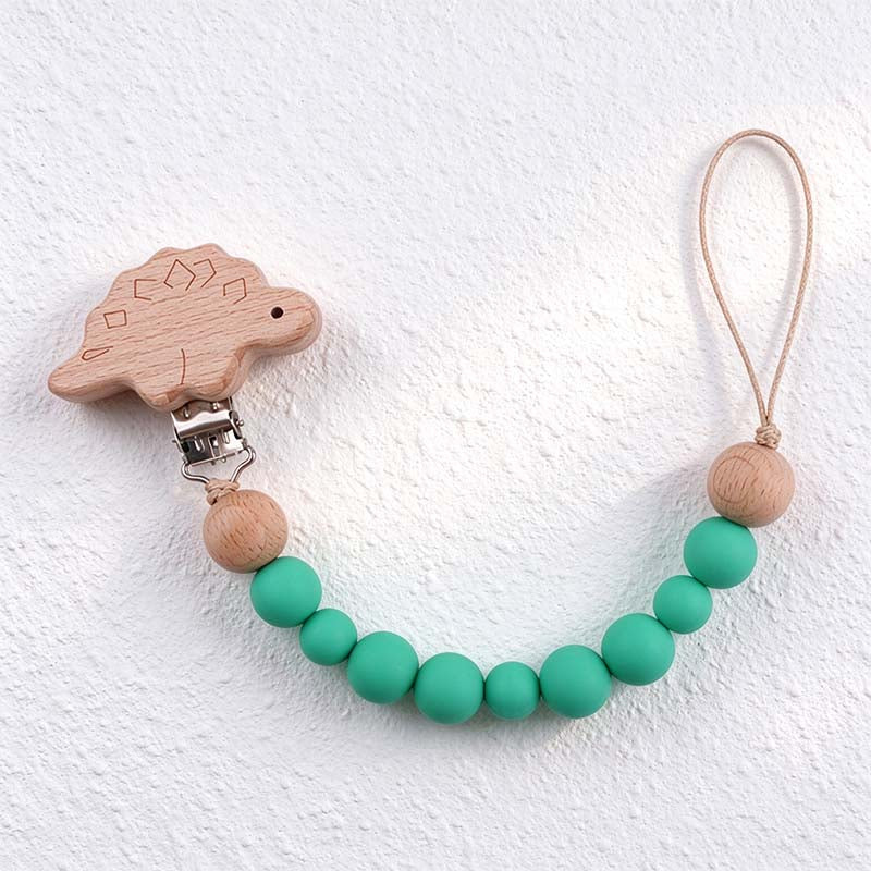 CouldNook Beaded Teether - Animal Shapes and Matching Clip Choices