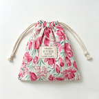 CouldNook Botanical Drawstring Pouch Organizer Bag - Relaxed Daily Helper
