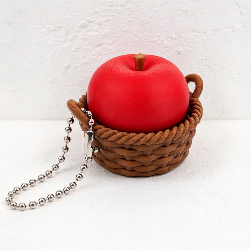 CouldNook Fruit Clicker Keychain - Textured Miniature Base