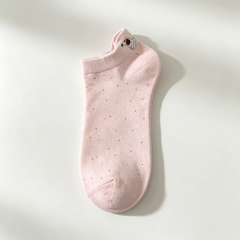 CouldNook Soft Bear Tab Ankle Socks - Everyday Footwear Accent