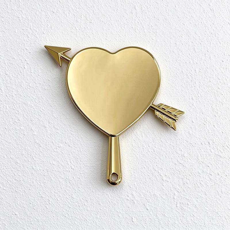 CouldNook Heart Hand Mirror - Decorative Arrow Outline