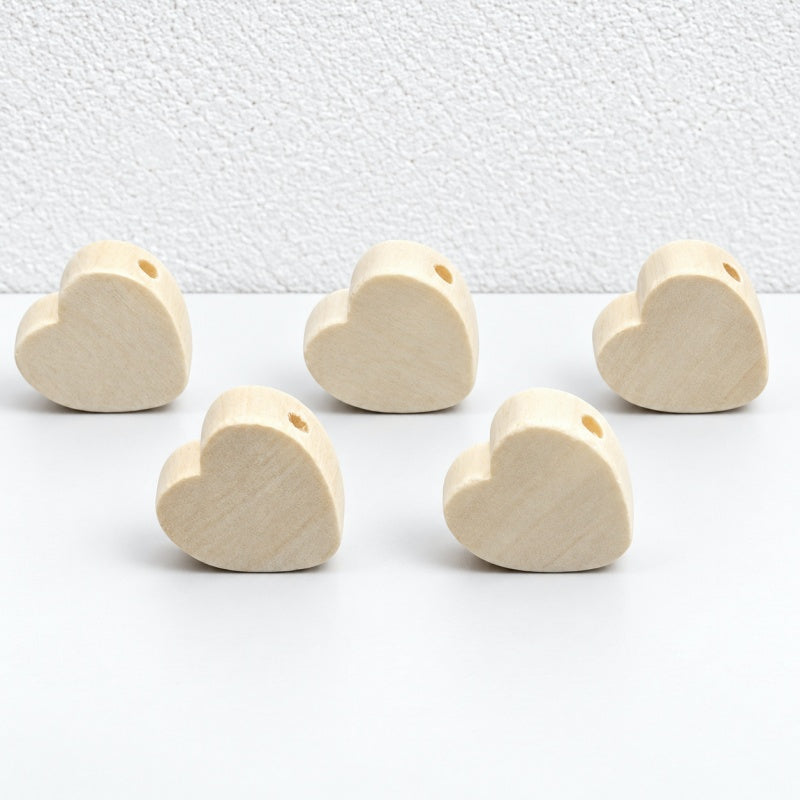 CouldNook Shaped Wood Beads - Stars Hearts and Animal Outlines
