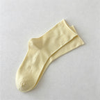 CouldNook Ribbed Crew Socks-Classic Crew Height
