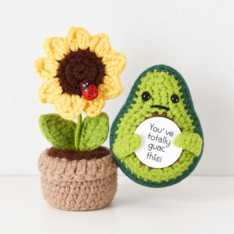 CouldNook Sunflower Gift Box Set - Paired Message Figure
