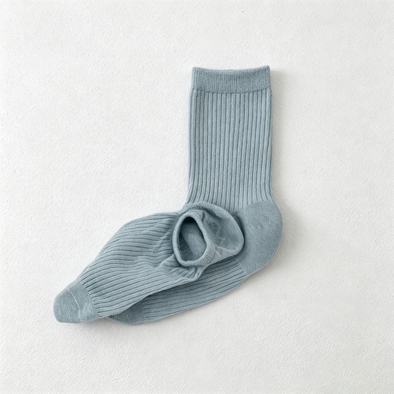 CouldNook Ribbed No-Show Socks-Low Ankle Profile