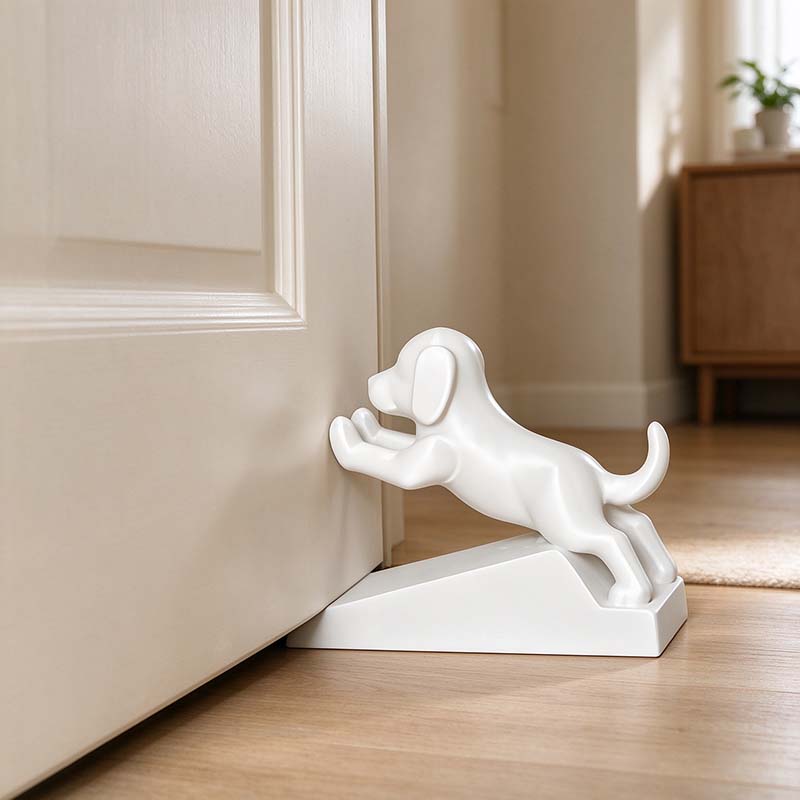 CouldNook Dog Door Stop - Raised Paws Wedge