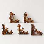 CouldNook Hollow Relief Corner Stickers - Aesthetic Retro Paper Decor
