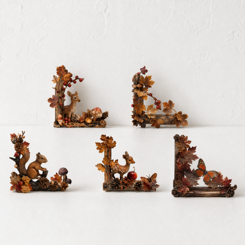 CouldNook Hollow Relief Corner Stickers - Aesthetic Retro Paper Decor