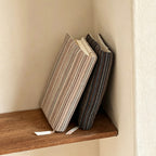 CouldNook Fabric Book Cover - Fine Stripes and Flexible Wrap Design
