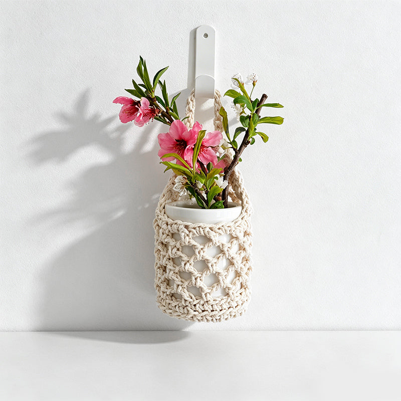 CouldNook Teardrop Cotton Rope Storage Net - Pastoral Hanging Basket