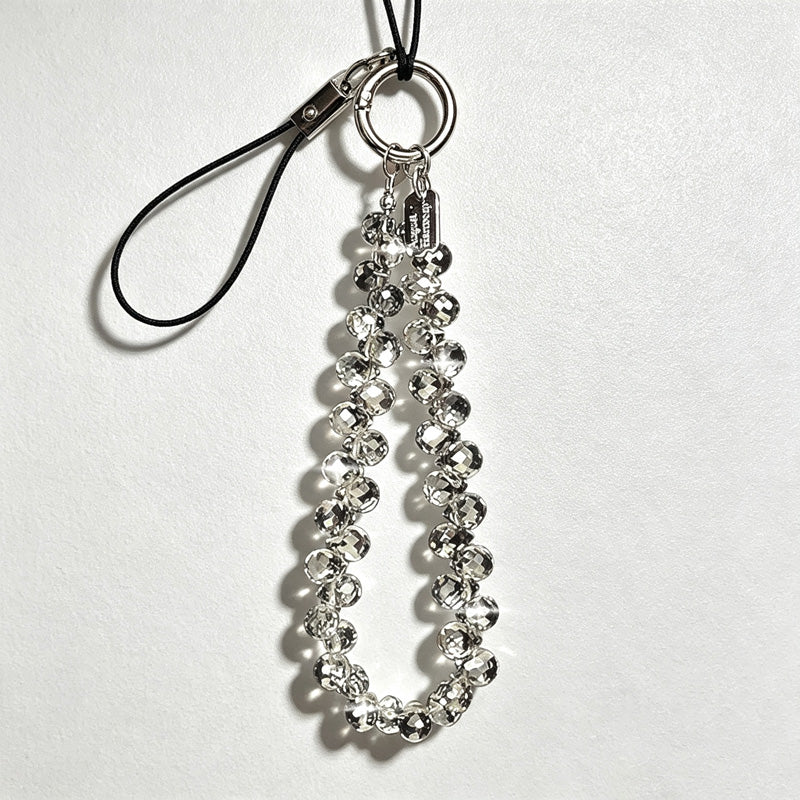 CouldNook Smoky Round Bead Phone Chain - Phone-Case Connector Hardware