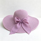 CouldNook Bow Back Sun Hat - Adjustable Wide Brim Style
