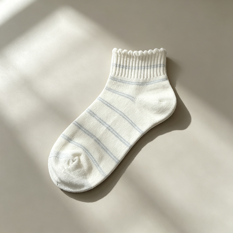 CouldNook Mixed Pattern Crew Socks - Everyday Character Accent