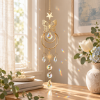 CouldNook Butterfly Suncatcher - Openwork Wings And Cascading Faceted Drop Details