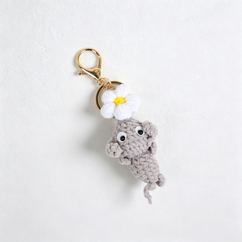 CouldNook Yarn Sprout Character Keychain - Three Attachment Styles