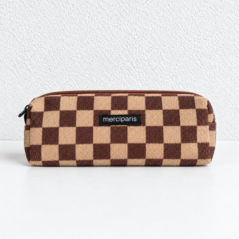 CouldNook Patterned Pencil Case - Ribbed Texture and Long Profile