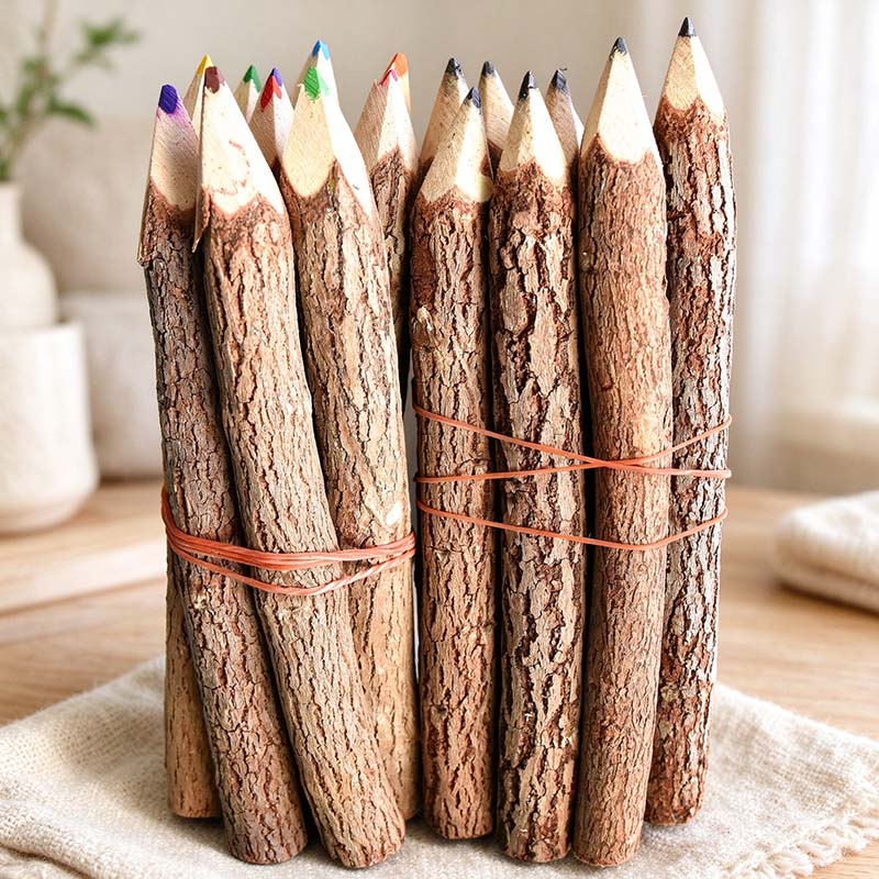 CouldNook Twig Pencil - Natural Bark Exterior And Sharpened Wood Tip