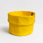 CouldNook Washable Kraft Paper Storage Basket - Folded Cuff Options