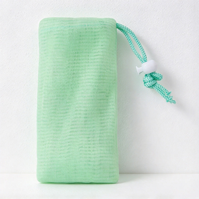 CouldNook Drawstring Foaming Net - Layered Mesh Pouch and Sliding Cord Lock