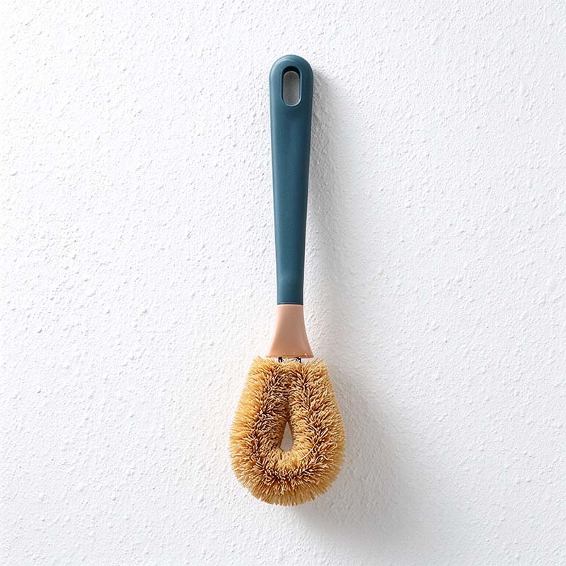 CouldNook Coir Pot Brush - Looped Head Long Handle