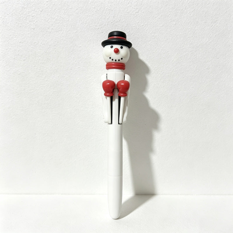 CouldNook Christmas Boxing Ballpoint Pen - Character Topper and Moving Gloved Arms