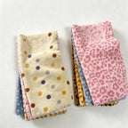 CouldNook Printed Coral Fleece Towel - Polka and Animal Patterns