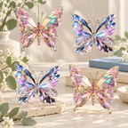 CouldNook Butterfly Hanging Ornament - Flat Acrylic And Jewel-Look Print