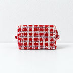 CouldNook Patterned Cosmetic Pouch - Winter Motifs and Zip Closure