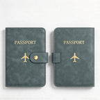 CouldNook Passport Holder - Snap Strap and Multiple Interior Card Pockets