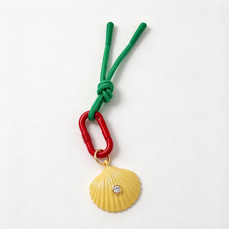 CouldNook Coastal Bag Charm - Knotted Cord and Clip