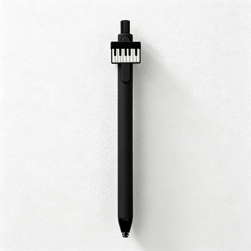 CouldNook Music-Themed Ballpoint Pen - Push-Button Top and Slender Barrel