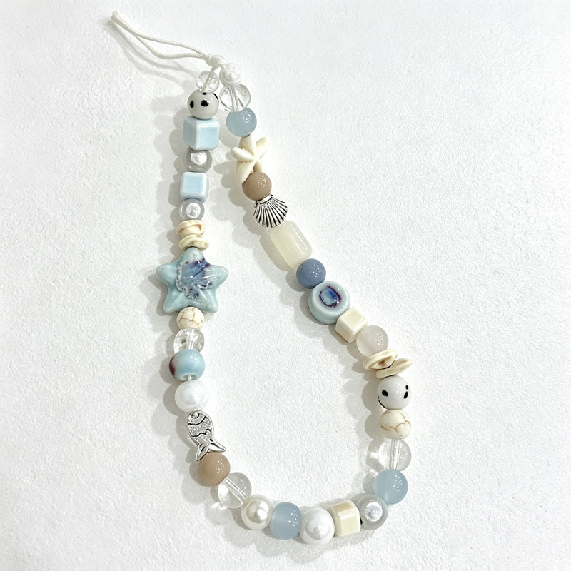 CouldNook Sea Breeze Star Phone Charm - Loop Cord Attachment