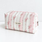 CouldNook Striped Makeup Pouch - Ring Zipper Pull