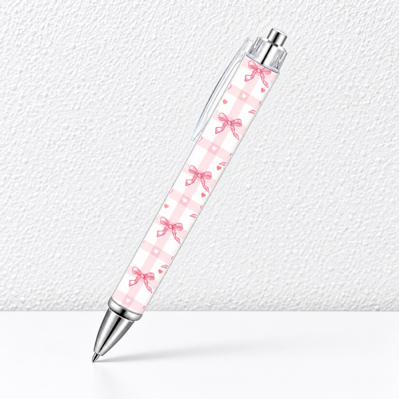 CouldNook Illustrated Ballpoint Pen - Clear Shell and Decorative Paper Insert