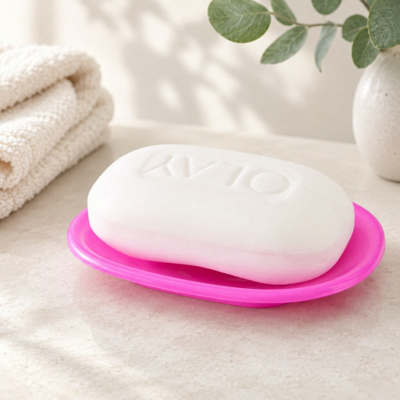 CouldNook Bear Shaped Plastic Soap Dish - Elevated Interior Surface