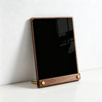 CouldNook Freestanding Wooden Frame Mini Chalkboard - Rewritable Tabletop