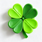 CouldNook Clover Bag Clip Set - Heart-Shaped Leaves and Magnetic Storage