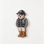 CouldNook Bear Embroidered Patch - Towel Stitch Character Designs
